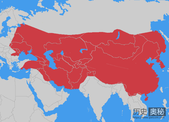 成吉思汗打的天下地图